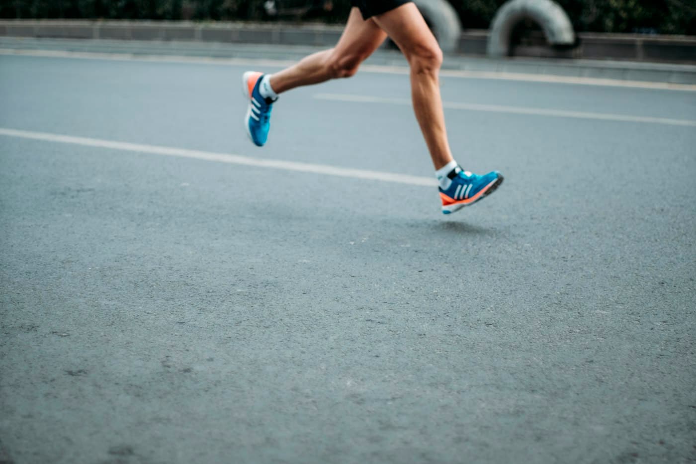 Pair of running shoes